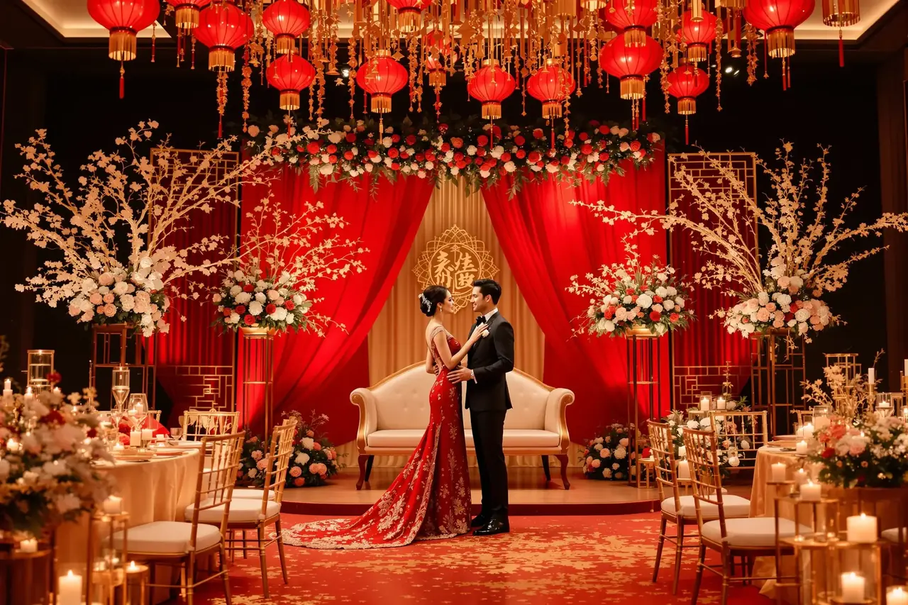 新中式婚礼走红社交平台，传统仪式感回归年轻人生活