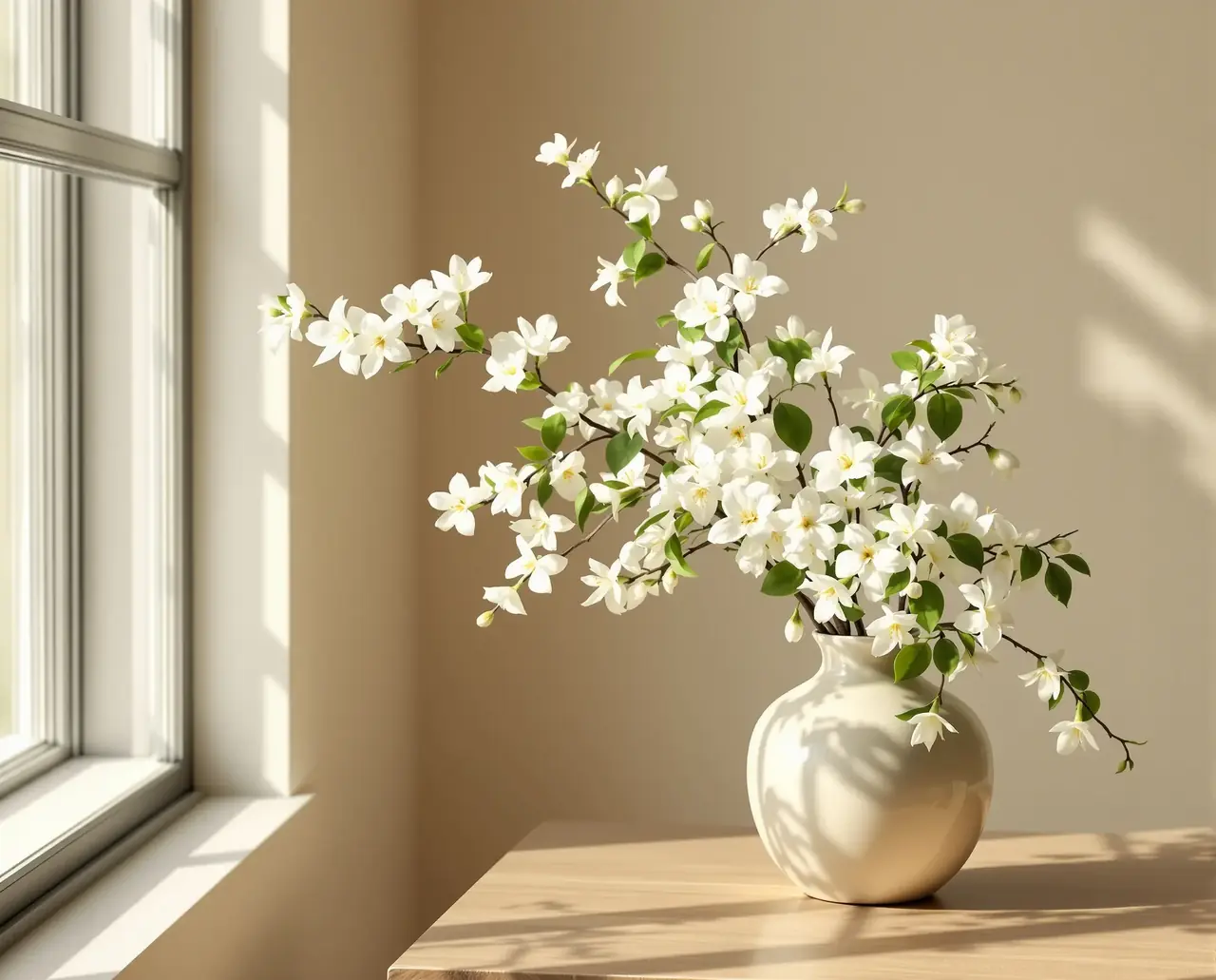 吃瓜网站品牌形象 - 茉莉花插花艺术